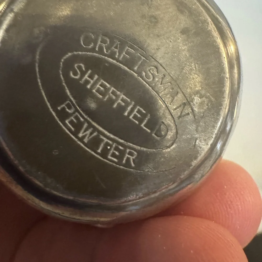 Sheffield Craftsman Pewter Set